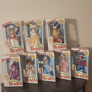 1982 Vogue Dolls International Brides Ginny, Lot of 8, NWT